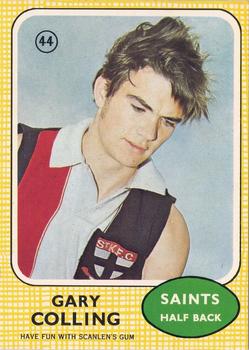 1970 Scanlens VFL #44 Gary Colling Front